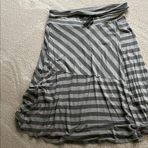 Gray Striped athleta Women's Skirt
